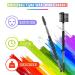 Professional Eyebrow Brush & Comb Set | Precision Eyebrow & Eyeliner Brush - Perfect for Blending (Black) - Buy Online on GoSupps.com