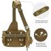 Piscifun Fishing Tackle Bag with Rod Holder | Water-Resistant Sling Pack in Black, Khaki, Tree Camo, Green Camo - Buy Online on GoSupps.com