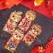 Amagogo 4Pcs Chinese Lunar New Year Red Envelopes Hong Bao New Year Gifts Present Wishes Red Packets for Spring Festival Birthday B Style B - Buy Online on GoSupps.com