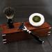 3 Edge Shaving Razor With Black Badger Hair Brush and Soap Perfect Shaving Kit For Mens Comes in Handmade Wooden Box
