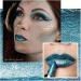 Oulac Halloween Green Metallic Glitter Lipstick - Long-lasting Vegan Lip Color in Turquoise (20) - Buy Online on GoSupps.com