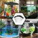 MOZEAT Lens Aquarium Filter Bags - 10 Pack Reusable Zippered Bags for High Flow with Activated Carbon & Bio-Ball - Black & White - Buy Online on GoSupps.com
