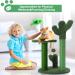 T2Y Cactus Cat Scratching Post - 3 Scratch Posts with Dangling Bell Ball - Premium Sisal Scratcher for Indoor Cats - Buy Online on GoSupps.com