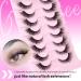 Fox Eye Lashes Wispy Eyelashes Natural Look Clear Band Lashes Fluffy Faux Mink Lashes Natural False Lashes Pack by GVEFETIEE 8 Pairs A- Natural - Buy Online on GoSupps.com