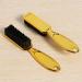 Premium Fade Brush Comb & Scissors Cleaning Set - Vintage Barber Shop Tools - 6PC Gold Kit for Skin Fade & Hair Carving - Buy Online on GoSupps.com