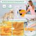 Bibykivn Microfiber Pumpkin Dog Bathrobe Coat - Adjustable Super Absorbent for All Dog Sizes - Yellow - Buy Online on GoSupps.com