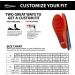 FORM Premium Reinforced Insoles | Orange | Men's Size 10/Women's Size 12 - Buy Online on GoSupps.com