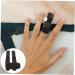 FRCOLOR Orthotics Thumb Brace - Fracture Splint Retainer & Mallet Splint Tool - Support Brace with Metal Strips - Black 11.5X8X1CM - International Shipping Available - Buy Online on GoSupps.com