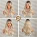 HAIRCUBE Long Blonde Synthetic Hair Wig for Women with Fringe | Premium Quality - Buy Online on GoSupps.com