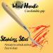 AebDerp 5-Piece Big Palette Knife Set for Oil, Canvas & Acrylic Painting - Wooden Handle Spatula Shovel Paint Knives (P1) - Buy Online on GoSupps.com