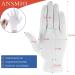 Ansmio 3 Pairs of 100% Cotton Jersey Gloves Soft Protective Fabric Gloves in White (Size M 25 cm) | Ideal for Everyday Use - Buy Online on GoSupps.com