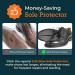Transparent Sole Protector - Anti-Slip Shoe Grips for Men & Women | Non-Slip Pads Medium US 10-12 (EU 43-46) - Cost-Effective Shoe Sole Protection - Buy Online on GoSupps.com