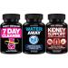 Saint Mingiano 7-Day Colon Cleanse + Water Away + Kidney Detox Triple Action Bloat Relief & Cleanse Support