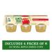Santa Cruz Organic Apple Sauce 24-4 Ounce Cups (6 Count, Pack of 4) - Delicious & Convenient Snack Option - Buy Online on GoSupps.com