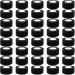 BQTQ 40 Rolls Cohesive Bandage Self Adherent Sport Wrap Tape 1 Inch x 5 Yards Stretch Bandage Wrap Athletic Tape for Human and Animals Ankle Sprains Swelling Black Black 1 Inch