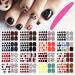 SILPECWEE 16 Sheets Leopard Toe Nail Stickers Full Nail Wraps for Women Cheetah Print Toenail Polish Strips Self Adhesive Nail Polish Stickers Manicure Sticker for Toes with 1pc Nail File Leopard Print Style