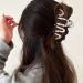 Silver Wave Irregular Metal Claw Clip - Extra Large Fashion Hair Clip for Women - Buy Online on GoSupps.com