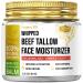 PROJECT 701 Beef Tallow Face Moisturizer - Grass Fed Tallow & Honey Balm with Liposomal Hyaluronic Acid in Glass Jar - Natural Anti Aging Day & Night Cream for Dry Sensitive Skin - 2.25 oz