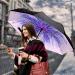 owen kyne Windproof Double Layer Folding Inverted Umbrella  Self Stand Upside-down Rain Protection Car Reverse Umbrellas with C-shaped Handle Wisteria Tree - Buy Online on GoSupps.com