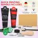 Marabu Block Printing Kit - Linocut with Ink, Cutter, Rubber Block & Brayer Roller - Linoleum Printmaking Starter Set - Buy Online on GoSupps.com