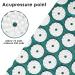 Acupressure Set - Mat & Pillows for Relaxation Back Pain Relief & Energy Boost | Soothing Green Massage Solution - Buy Online on GoSupps.com