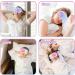 2 Pack Plush Sleeping Mask | Soft Fluffy Eye Cover for Women & Kids | Comfortable Travel Eye Mask with Rainbow Faux Fur - Buy Online on GoSupps.com