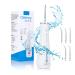 Portable Water Flosser - Gentle on Sensitive Gums | 4 Modes Rechargeable and Waterproof Flosser | Dental Flosser for Teeth and Braces with Tongue Scraper | Oral Irrigator to Remove Plaque