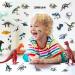 Luminous Dinosaur Temporary Tattoos - 10 Sheets, Cartoon Jungle Design, Waterproof Stickers for Boys and Girls Party Favors (Glow Pattern) - Buy Online on GoSupps.com