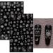 JMEOWIO Christmas Glitter Nail Art Stickers - 8 Sheets Snowflake Xmas Winter Holiday Design - Buy Online on GoSupps.com