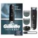 Gillette i7 Intimate Men s Premium Pubic Hair Trimmer Waterproof LED Body Hair Trimmer for Men Manscaping Body Groomer Male Body Hair Razor