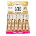 Broadway Vita-Lip Clear Lip Gloss Box Display Set (Gold)