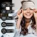 BOKOR Adjustable Silk Sleep Eye Mask - Luxury Mulberry Silk FSA/HSA Approved Light-Blocking Improve Sleep Quality Gift Ready with Travel Bag - Champagne - Buy Online on GoSupps.com