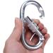 25kN Heavy Duty Locking Carabiner Clip - UIAA & CE Rated - Industrial Strength for Climbing, Rigging, Hammocks - 2pc Set - Buy Online on GoSupps.com