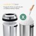 simplehuman 80L Code X Custom Fit Trash Bags - 60 Pack White Liners - Buy Online on GoSupps.com