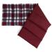 Cherry stone pillow 75x20cm large 8-chamber. Heat pillow grain pillow XL (flannel check-red) cherry stones