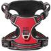 Adjustable No-Pull Dog Harness for Large Breeds - Heele Reflective & Breathable XL in Red (53-97cm) - Buy Online on GoSupps.com