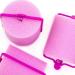 Conair Jumbo Foam Rollers in Pink - 9 Count Set in Zipper Case | Self-Fastening, Reusable - Pack of 1 - Buy Online on GoSupps.com