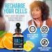Vita Guard Pure NAD+ Supplements 1000mg Liquid Drops for Women & Man | Nicotinamide Adenine Similar to Nicotinamide Riboside NAD Plus Boosting Supplement - Natural Lemon & Orange Flavor - Buy Online on GoSupps.com