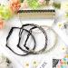 6-Piece Adjustable Elastic Braided Headbands for Women - No Slip Stretchy Hippie Hair Accessory - Double and Triple Strand Mixed Material - Buy Online on GoSupps.com