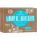 Laundry Detergent Sheets Unscented - Zero Waste Plastic and Scent Free Natural Soap - Travel Size Essentials for Washing Clothes 100 Loads (Unscented)