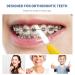 Kingubznis 80 Count Interdental Brush Cleaner - Dental Hygiene Brushes for Tight Teeth - Yellow - Buy Online on GoSupps.com