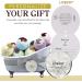 Fathers Day Gift: 10 Oversized Bath Bombs with Shea & Coco Butter, Dry Flower Petals, Multiple Fragrances - Rich Spa Bath Set in Cute Tub - Perfect Birthday Gift for Women and Men - Buy Online on GoSupps.com
