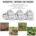 Yukung Reptile Aquarium Heat Lamp with 3 UVA UVB Bulbs 50W - Tortoise & Turtle Heating Light - Buy Online on GoSupps.com
