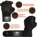 Mava Sports Ventilated Workout Gloves with Wrist Wraps & Full Palm Silicone Padding - Black Large | Ideal for Weightlifting, Pull Ups, Cross Training & WODs - Buy Online on GoSupps.com