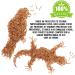 Dried Mealworms 500g 3250ml - Premium Quality Treat for Birds Hedgehogs Turtles Reptiles Fish Rodents - Buy Online on GoSupps.com