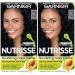 Garnier Hair Color Nutrisse Nourishing Creme, 11 Blackest Black (Peppercorn) Permanent Hair Dye, 2 Count (Packaging May Vary)