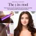 Milano by Laurenza 2-in-1 Hair Straightener and Curler 8.5 Inch SuperMax Design - Purple - Buy Online on GoSupps.com