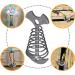NACETURE Aluminum Tent Rope Tightener with Clips - 10 Pack | Cord Adjuster Tensioners for Outdoor Camping Tents - Buy Online on GoSupps.com
