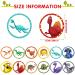 120 Pcs Flushable Dinosaur Toilet Targets for Boys Training | Pee Targets Stickers | Potty Training Seat for Boys - Buy Online on GoSupps.com