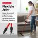 Heavy Duty Floor Patented Squeegee 46 Cm Solid Natural Rubber Blade Long 4 Parts Handle 140 cm- Dries Flat & Curved Surfaces- Best for Washing & Drying Shower Glass/Bathroom/Kitchen/Windshield - Buy Online on GoSupps.com